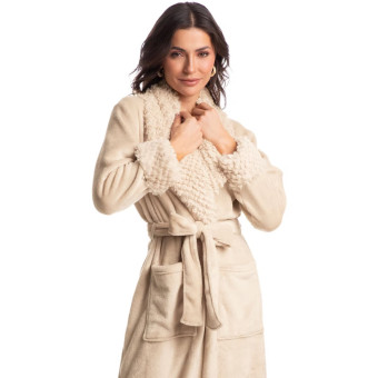 ROBE LONGO GIORDANA BEGE