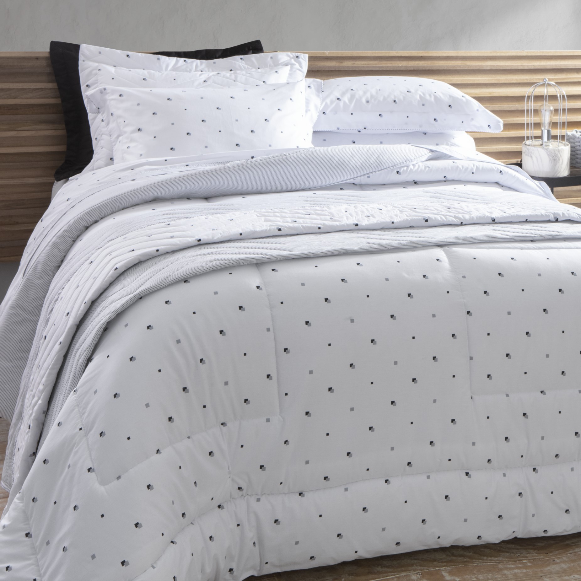 JG LENÇOL CASAL  VIDA BELA CUBES