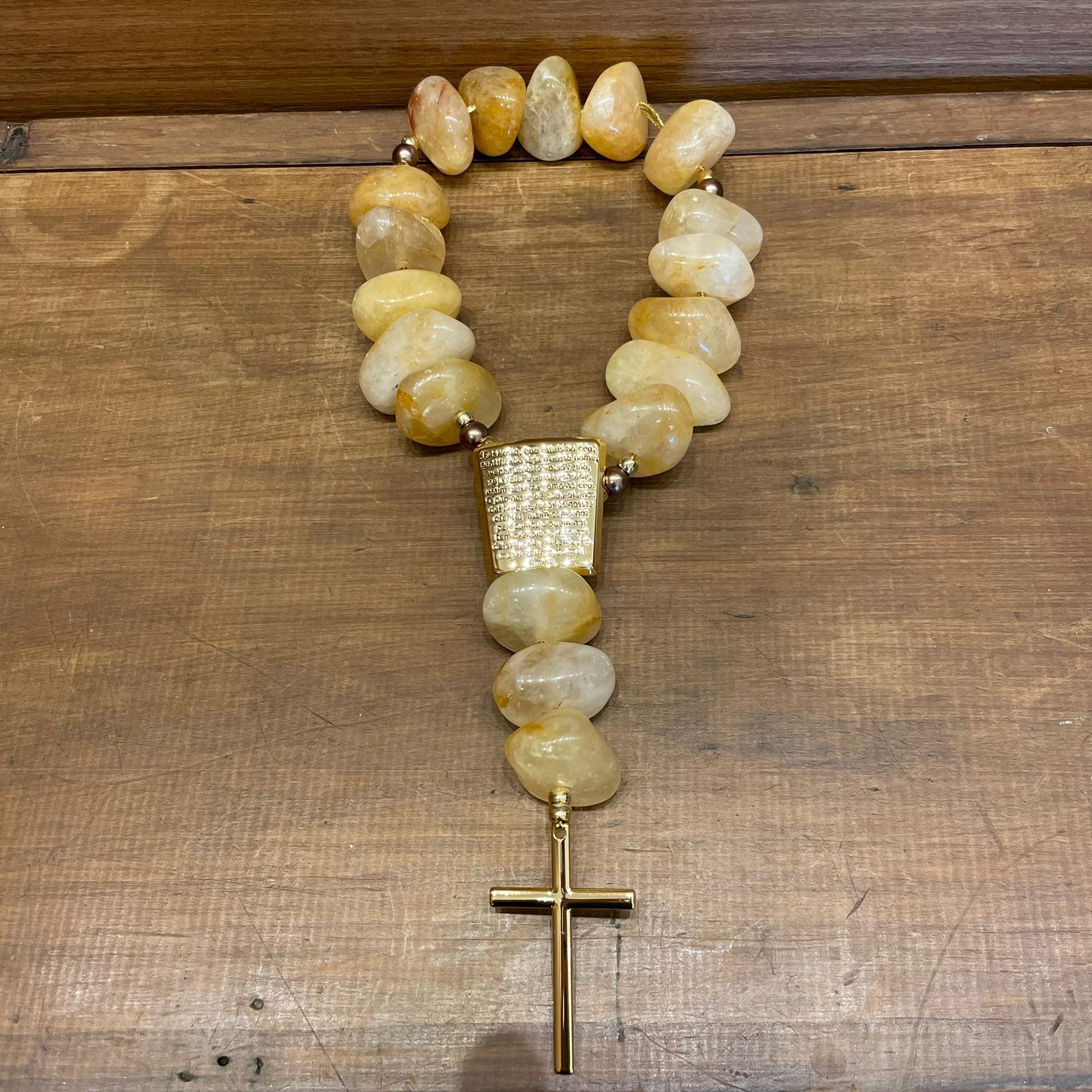 TERÇO DE PEDRA ROLADA