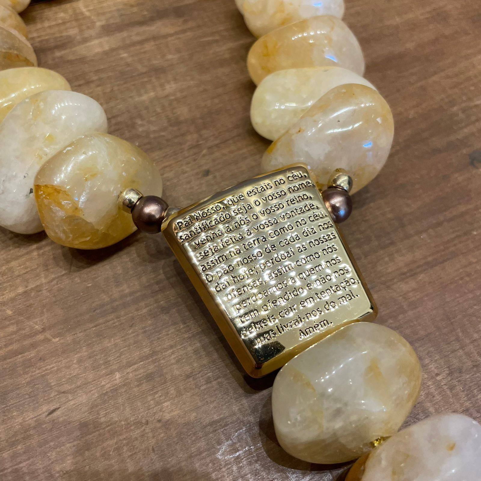 TERÇO DE PEDRA ROLADA