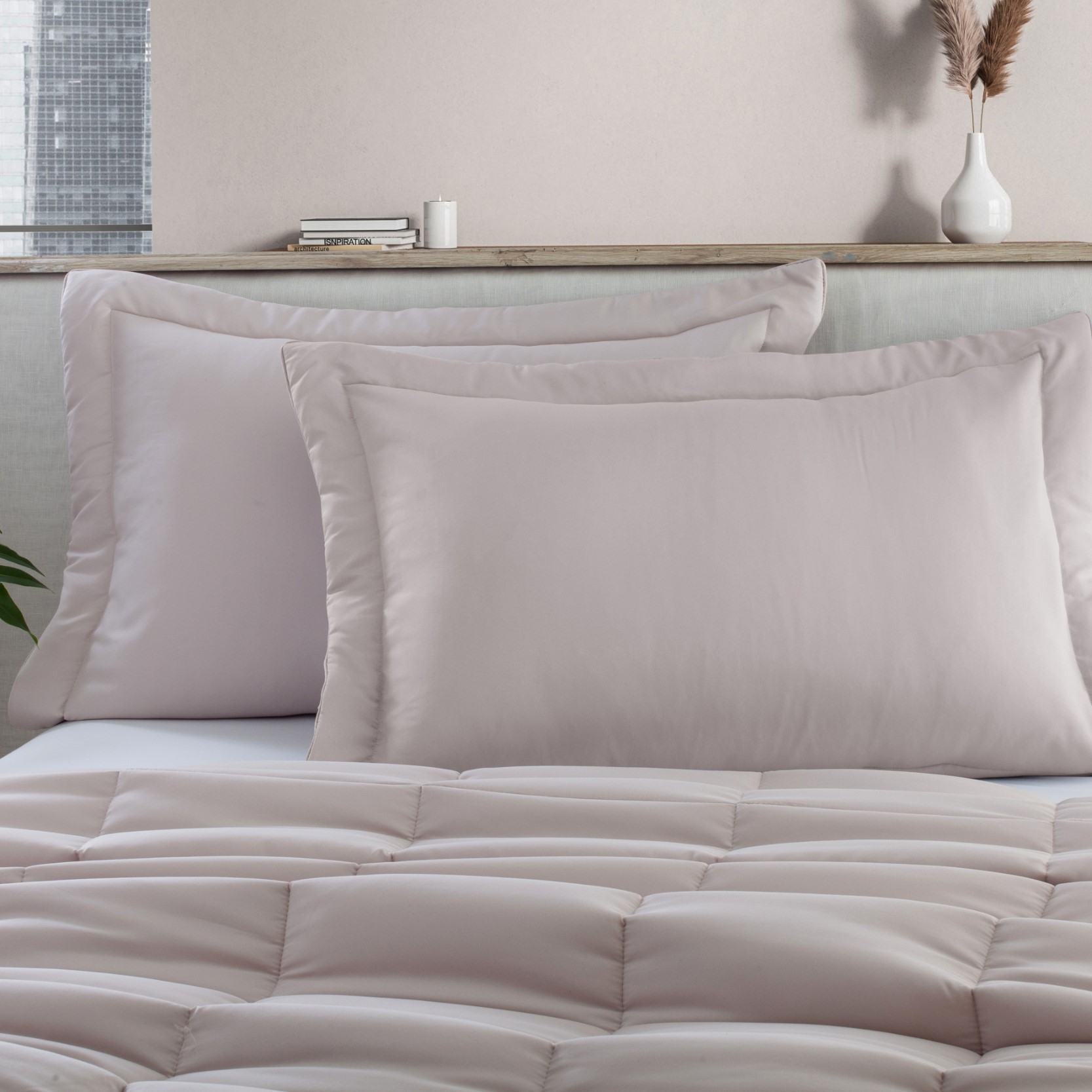 PORTA TRAVESSEIRO 50X70 TOQUE DE PETALAS ROSE