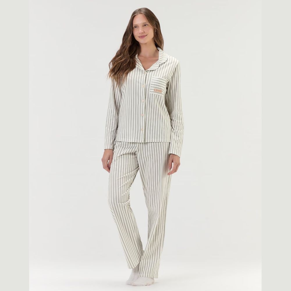 PIJAMA FEMININO LONGO AMERICANO ON FOR DREAMS
