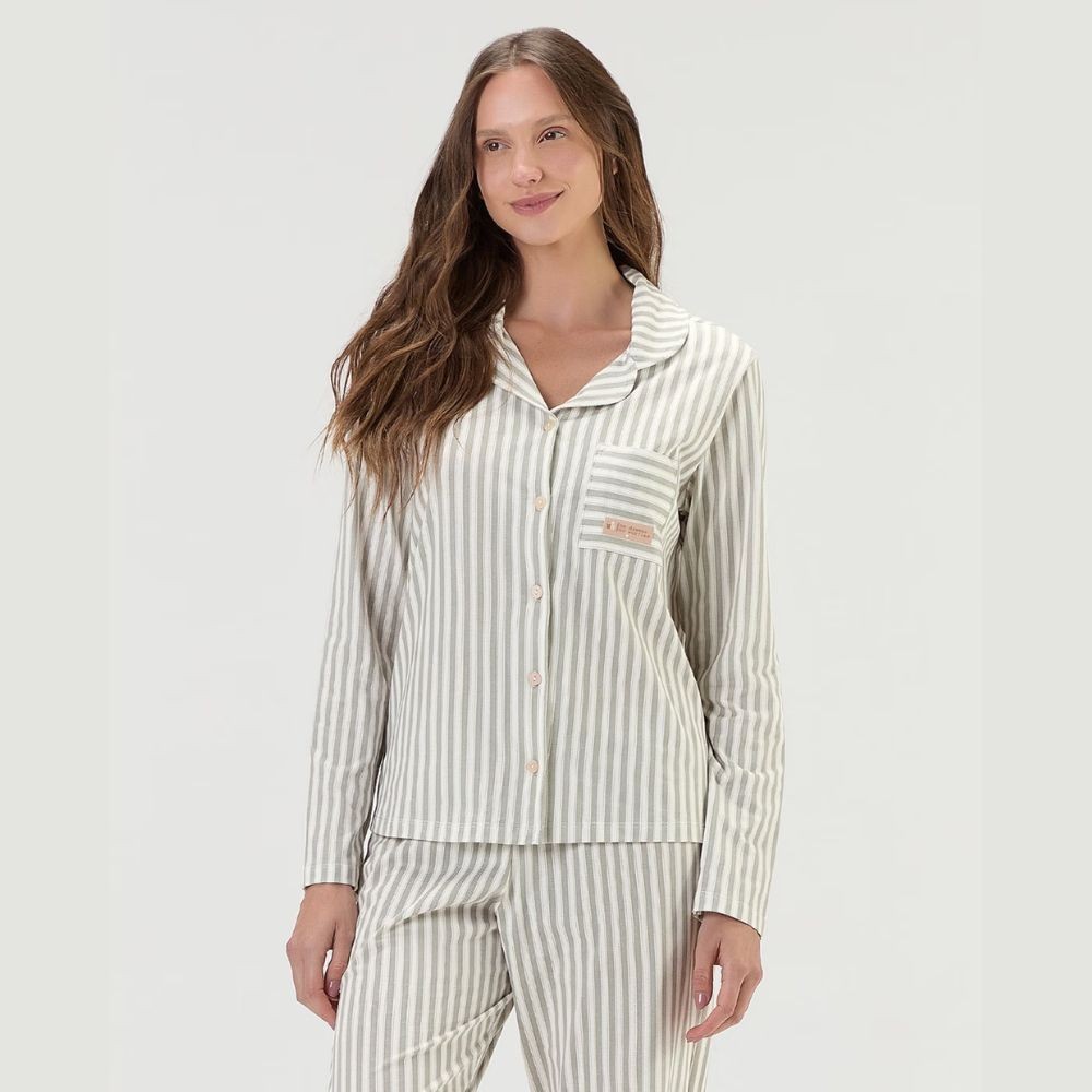 PIJAMA FEMININO LONGO AMERICANO ON FOR DREAMS