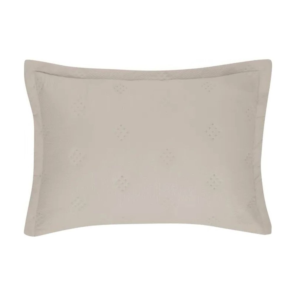 COLCHA CASAL TOQUE ACETINADO ANARRUGA ALMOND