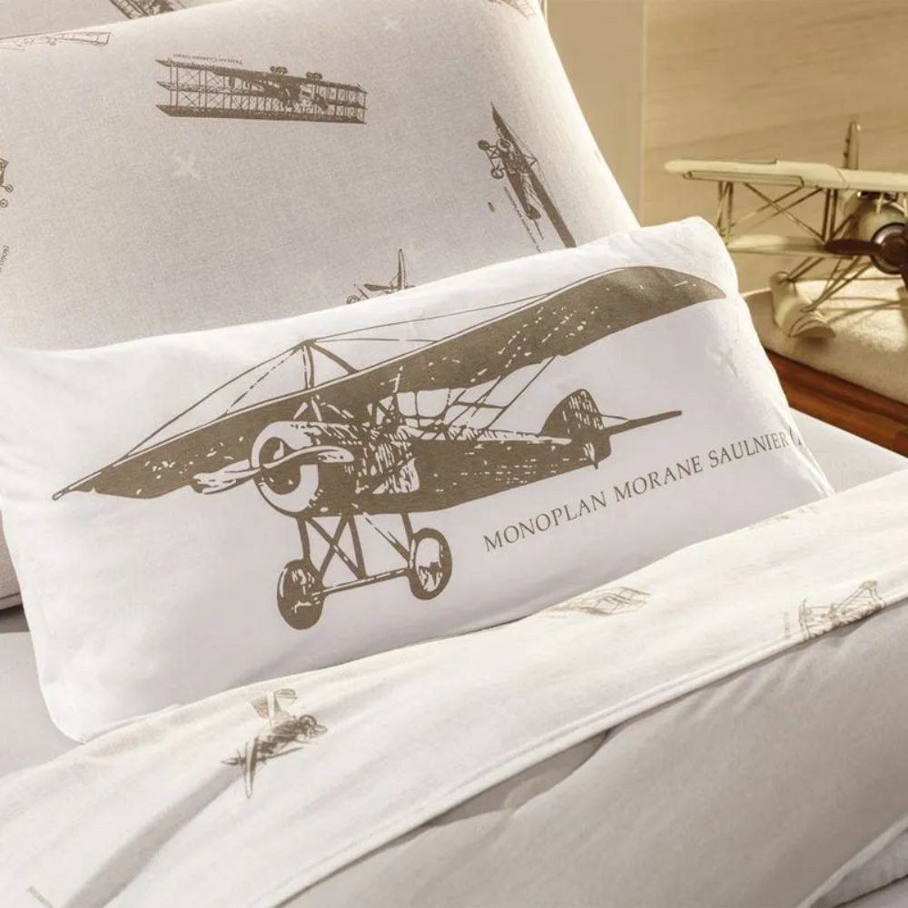 TRAVESSEIRO BODY PILLOW KIDS MALHA AVIADORES