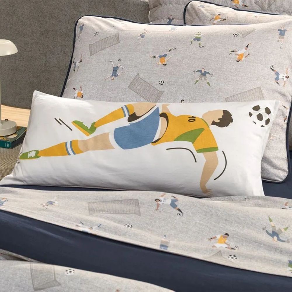 TRAVESSEIRO BODY PILLOW MUNDO KIDS 30X65 MINI GOL