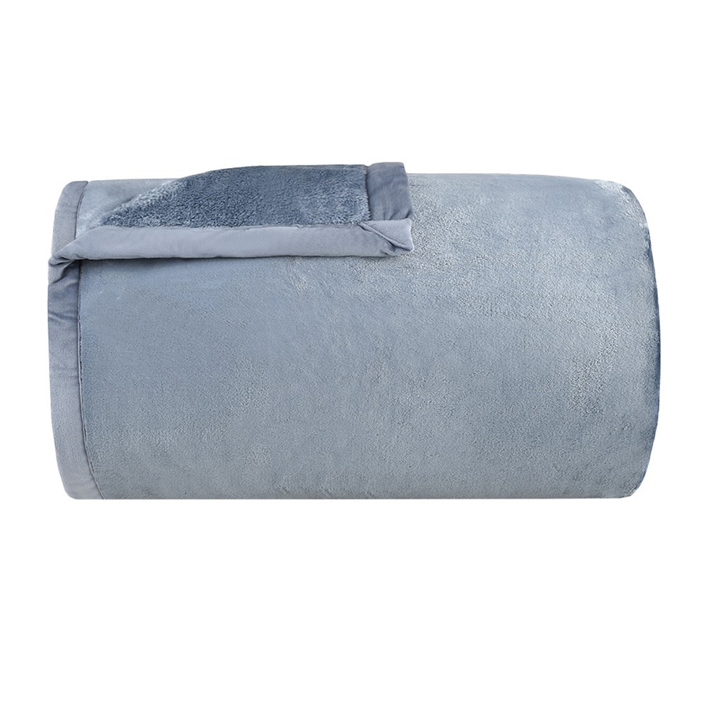 COBERTOR SOLTEIRO 160X220 ALPI AZUL
