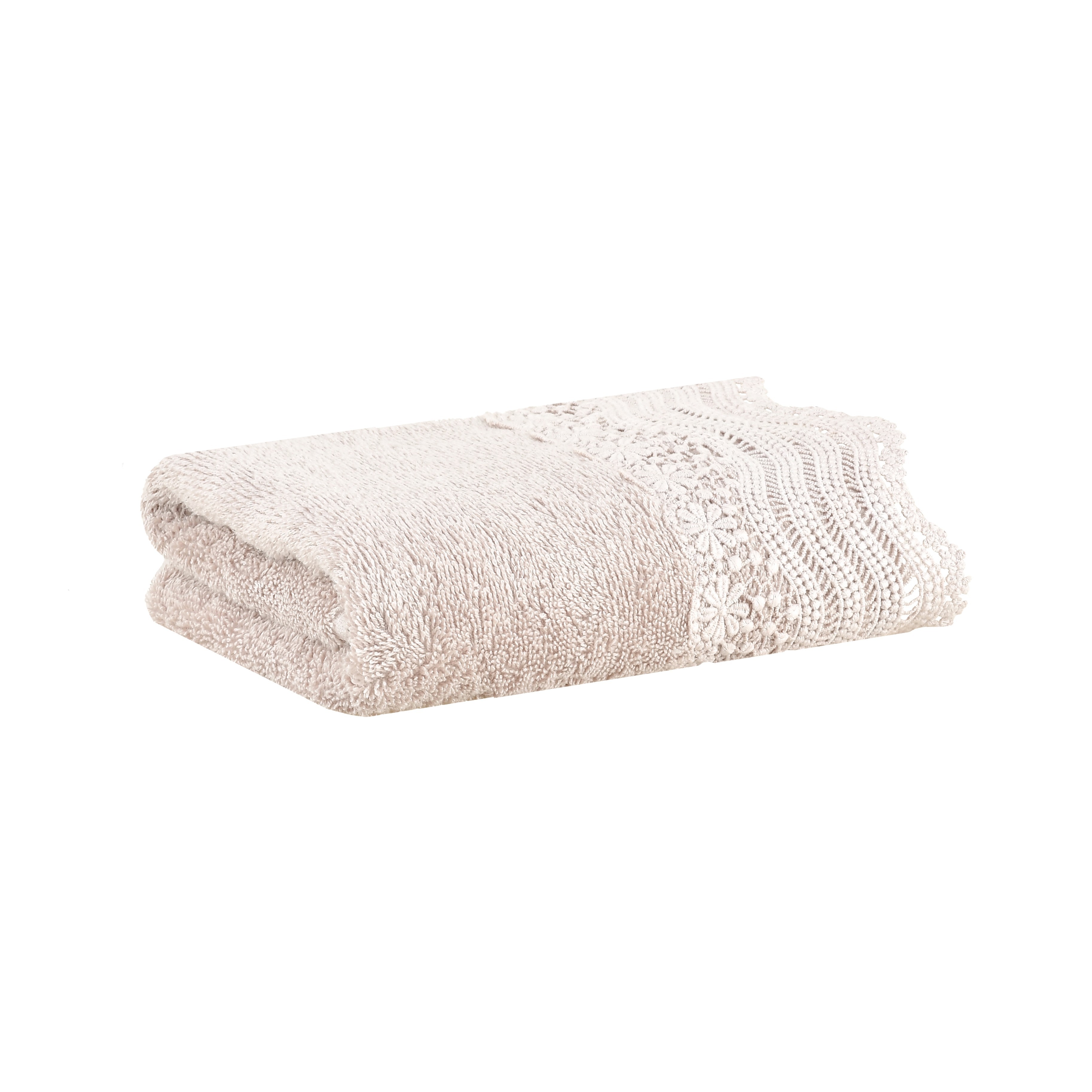 TOALHA LAVABO MARGOT RENDA ROSA