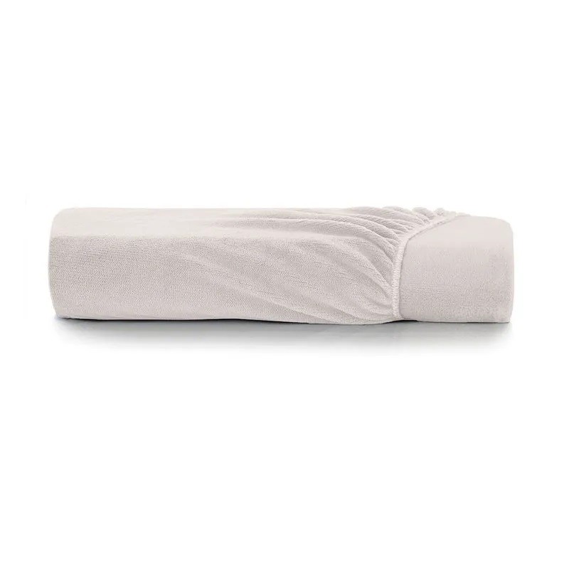 LENÇOL KING PLUSH BLEND MALHA BEGE YUKI